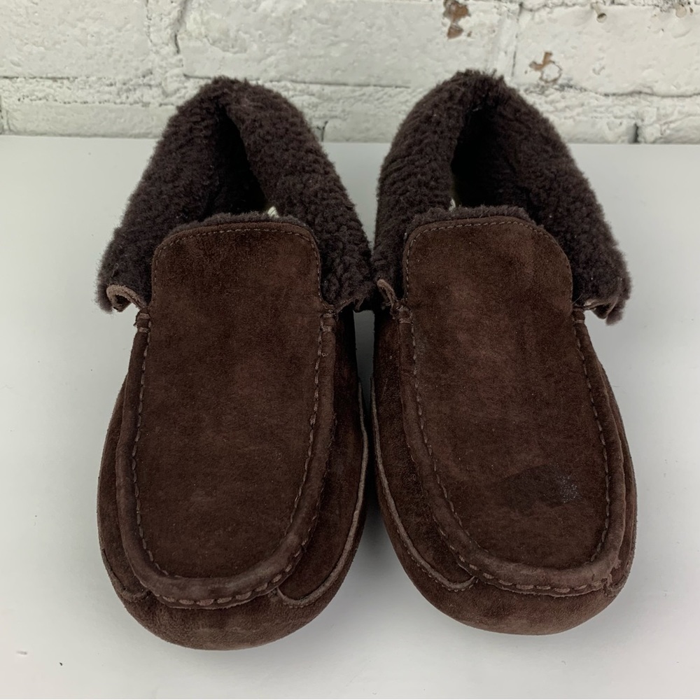 Ugg Grant Dark Brown Shearling Lined Slipper Mocc… - image 2